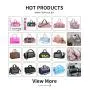 Luxury PU Leather Sport Gym Bag for Men Fashion Designer Wet Dry Overnight Weekender Tote Portable Luggage Duffle Travel Bag
