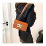 High quality Premium small square bag fashionable foreign crocodile grain ladies shoulder bag crossbody bag