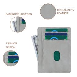classic style thin card holder high quality genuine leather card holder