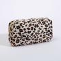 Keymay Stock Printed 5 Pattern S M L XL Nylon Pouch Waterproof Character Makeup Storage Bag Leopard Print Cosmetic Bag