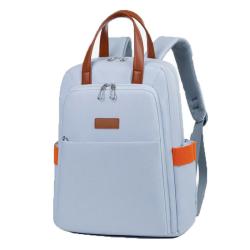 ZWY227 New Unisex Lightweight Laptop Backpack Oxford Wearable Multi-Pocket Shoulder Bag Business Work Travel Student Schoolbag
