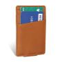 Customized Logo Style Thin Real Leather Money Clip Wallet Rfid Simple Wallets Front Pocket Wallet