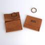 Custom Logo Printed Mini Envelope Jewelry Storage Pouch Velvet Flap Earring Ring Jewelry Bag
