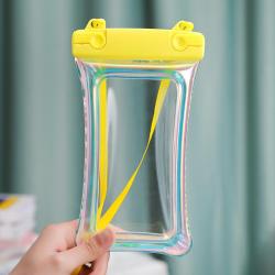 ZR253 Mobile Phone Bag Summer Laser Phantom Inflatable Air Bag Swimming Diving Beach TPU Mobile Phone Protective Case