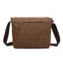 Wholesale Vintage Canvas Satchel Messenger Bag for Men Business Travel Shoulder bag big size Laptop Handbags book bag