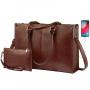 LOVEVOOK High Quality Designer Custom Vintage Classic Office Work Ladies Handbags Leather Fashion Women Tote laptop Bag with usb