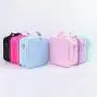 Keymay Stock Multi Colors Portable Nylon Crossbody Ice Cooler Bag Insulated Waterproof Shoulder with Pocket Lunch Box Kids