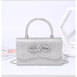 Wholesale women's diamond inlaid handbags bags evening dress bags banquet bags women's handbag shoulder pochette femme