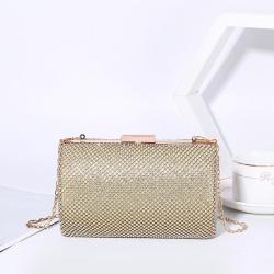 New Gretel Evening Bag Dress Female Women Hand Hard Box Lipstick Gold Bag Handbag Clutch Bag Elegant
