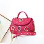 ladysky handbags for women tassel and rivet saddle bag for girls punk crossbody ladies bag quality chain shoulder bags 26cm