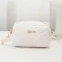 2024 Ladies Fashion Embroidered Cosmetic Bag V-Grain Wavy Diagonal Design Single Handle Portable for Foreign Trade Wholesale