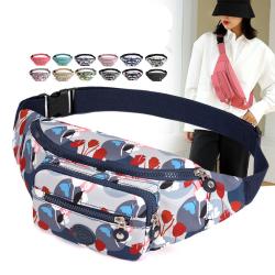 New Trendy Waist Bag Outdoor Leisure Custom Printed Fanny Pack Travel Crossbody Belt Pouch Bag Waterproof