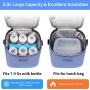 Wholesale Promotional Thermal Insulated Breastmilk Baby Bottle Lunch Cooler Bag Fits 6 Breastmilk Baby Bottles Cooler Tote Bag