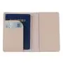 ZR909 Passport Bag Gold Stamping Multi-color Aircraft Pattern Leather Hand Sewn PU Passport Clip Custom Logo Passport Cover