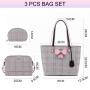 LOVEVOOK custom Women Fashion Handbags Wallet Tote Bag Shoulder Bag Top Handle Satchel 3 pieces Purse and handbags
