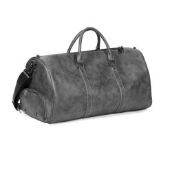 Large Fashion Design Travel Duffel Bag High Quality Pu Leather Waterproof Gym Bag Vintage Tone Gripe Sack Zipper Closure