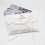 White Cotton Envelope Jewelry Pouch