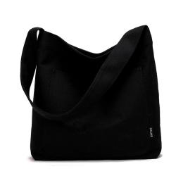 Gelory Japanese Large-Capacity Shopping Bag Eco-friendly Solid Color Custom Logo Single Shoulder Diagonal Canvas Bag Women