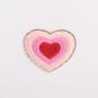 Factory Direct Sales Fashion Cute Adhesive Stick On Glitter Custom Designer Heart Chenille Christmas Patches