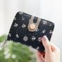 OEW105 Luxury Minimalist Pu Leather Wallets for Women Fashionable Short Coin Purse Zipper Small ID Credit Card Holder