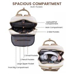 2022 LOVEVOOK wholesale 15.6 17 inch waterproof business backpack notebook bag for women school laptop backpacks travel bags