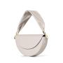 2021 New Trendy Faux Leather Famous Brands Half Moon Handbags for Women Wide Bag Strap Elegant Bags