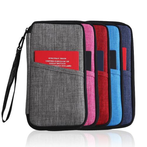 ZR323 New Multi-functional Travel Passport Storage Bag Creative Waterproof Passport Bag Portable Passport ID Card Bag