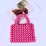 Wholesale Luxury Ladies Evening Handbags Pearl Beaded Tote Bags Girls Wedding Party Pearl Basket Bag Clutch Purse