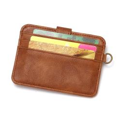 KHF019 2023 Hot Selling Men's Business Fashion Wallet Multifunctional Card Bag Card Holder Cowhide Grain Coin Purse Key Bag