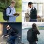 LOVEVOOK Quality Multi-function University Student School Oxford Bags TSA Friendly Laptop Backpack With USB Charging Port Unisex