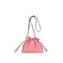 2024 New Luxury Drawstring Long Shoulder Strap Women Bucket Bag Casual Mini Bags For Ladies