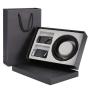 Custom Brand Logo Fashion Leather Men Wallet Belt Set Automatic Buckle Belts Gift Box Set For Men