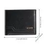 2024 New men's wallet fashion plaid horizontal soft leather men's short wallet large capacity multi-card purse