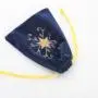 Custom Logo Printed Gift Velvet Jewelry Bag Drawstring Dust Packaging Perfume Velvet Pouch