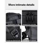 BSCI Computer Office Waterproof Travel Bag Backpack Black Smart Laptop Backpack Usb Charging Notebook Bags