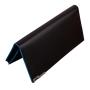 CUIKCA Long Leather Wallet For Men H035 Blue Edge Iron Included Angle Purse Photocards Wallets Leather Slim Card Holder