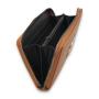 Brown PU Leather Women Wallet Coins Wallet Manufacturer Supply Credit Card Wallets