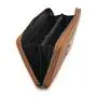 Brown PU Leather Women Wallet Coins Wallet Manufacturer Supply Credit Card Wallets