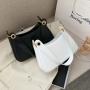 The New Pu Leather Pure Bag Small Crowd Is Fashionable And Versatile Single Shoulder Bag Wholesale Net Red Mobile Phone Bag