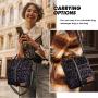 Lunch Bags for Women Leakproof Insulated Floral Lunch Box with Adjustable Shoulder Strap Reusable Zipper Cooler Tote Bag