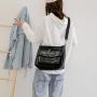 China manufacturer custom ita bag fashion girl clear PVC window ita handbag with insert show itabag