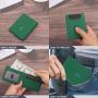 wholesale mens slim wallet minimalist genuine leather rfid blocking bifold credit card holder with gift box cartera de hombre