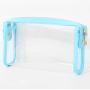 New Candy Color Transparent PVC Cosmetic Bag Color Printing Waterproof Portable Toiletry bag Zipper Travel Storage Bag
