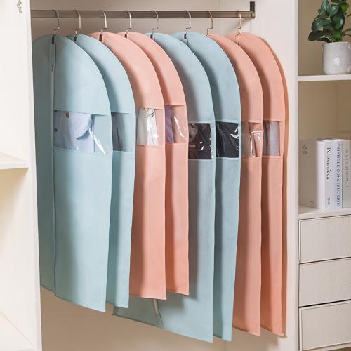 Household Clothing Coat Hanging Bag Breathable Non Woven Fabric Storage Clothes Dust Cover