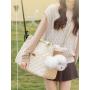 ZF135 Pet Dog Backpack Breathable Portable Comfortable Cat Outing Shoulder Bag Oxford Cloth Casual Slanting Handbag