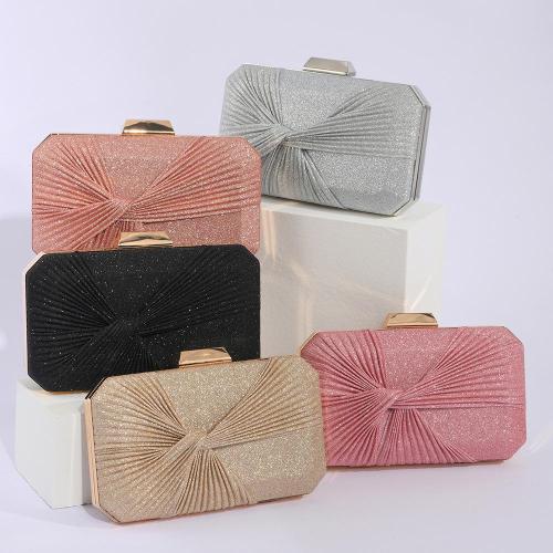 bolsos para mujeres Ladies dinner bag dress pleated banquet clutch niche unique design one shoulder cosmetic bag wholesale