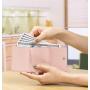 ZWY265 Women RFID Daily Fashion Short Genuine Leather Wallet Solid Color Simple Coin Pouch New Customizable Compact Money Clip