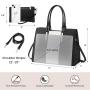 LOVEVOOK Factory Outlet Laptop Bag for Women Ladies 15.6 inch Laptop Tote Bag Waterproof leather Handbag Large Capacity