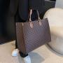 Custom Logo Pu Leather Handbag New Woman Oversize Totebag Large Tote Bag Tote Bags For Women