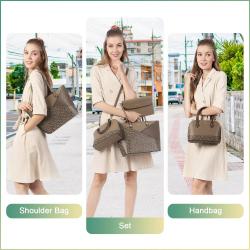Lovevook 2021 Ladies Hand Designer clutches Bags For ladies Handbag PU Composite Bag 4pcs crossbody purse handbags Set women